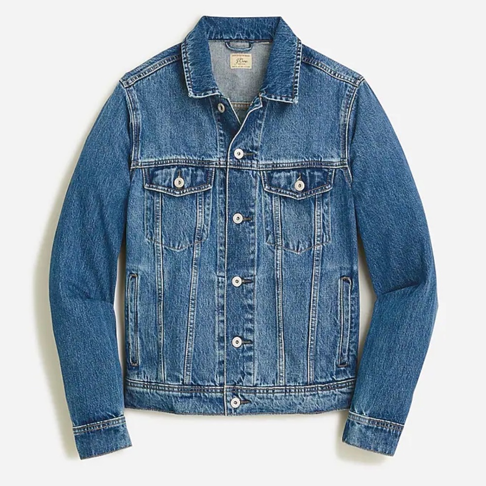 J. Crew Men's Blue Denim Jacket